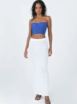 Princess Polly Kallista Top Blue Shop