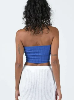 Princess Polly Kallista Top Blue Shop