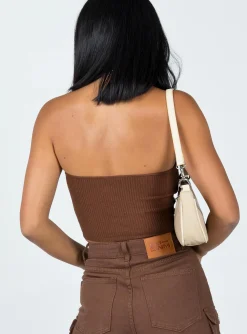 Princess Polly Kallista Top Brown Sale