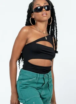 Princess Polly Kama Bodysuit  Black Cheap