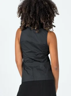 Princess Polly Kamdyn Top  Black Discount