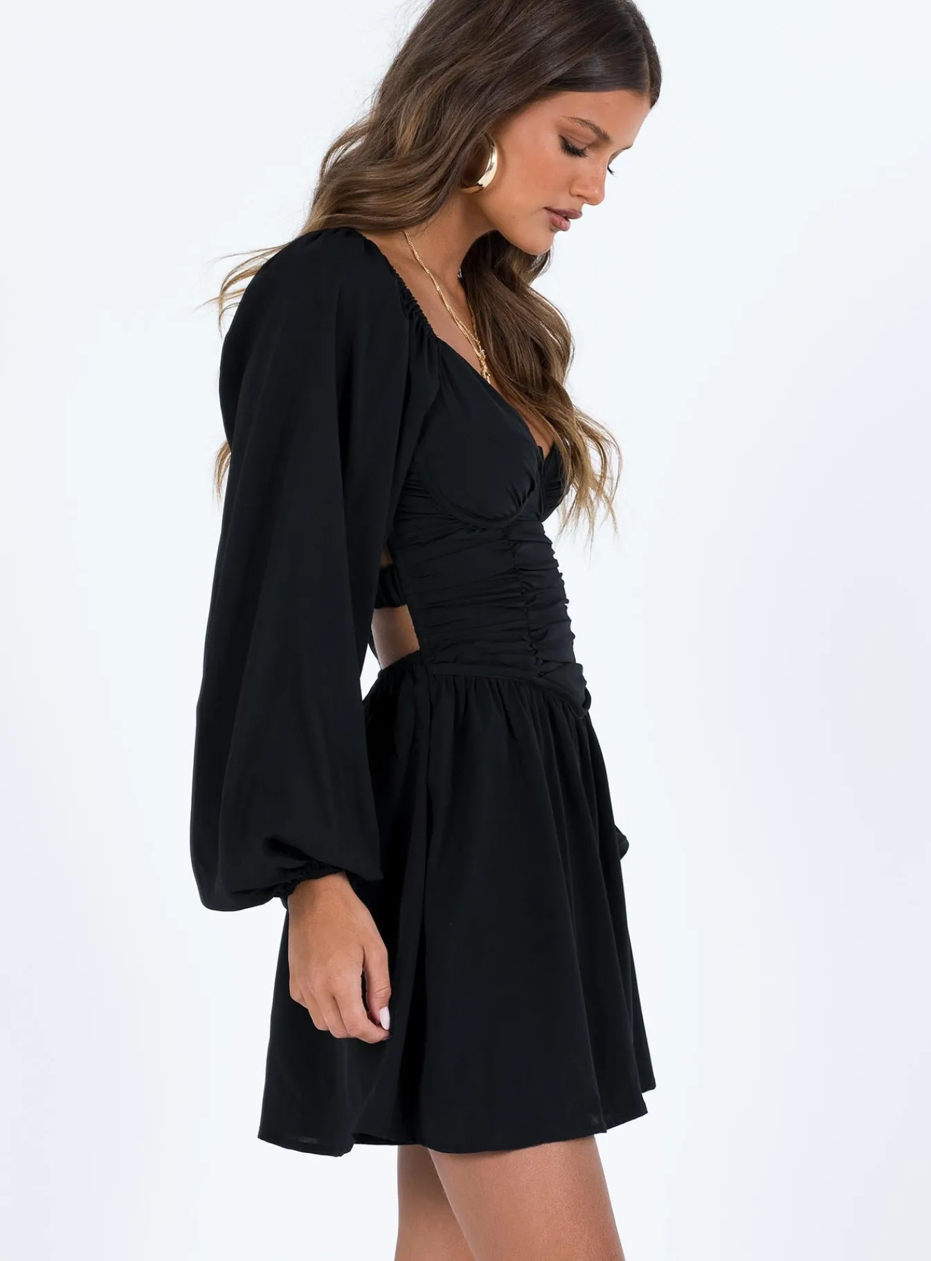 Princess Polly Kamea Romper Black Clearance