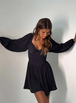 Princess Polly Kamea Romper Black Clearance