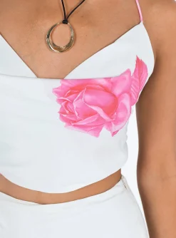 Princess Polly Karalle Set Cream / Pink   Cream/ Pink Fashion