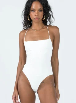 Princess Polly Karlah Bodysuit  White New