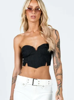 Princess Polly Karlee Top  Black Store