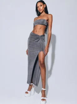 Princess Polly Karley Twist Set  Grey Best Sale