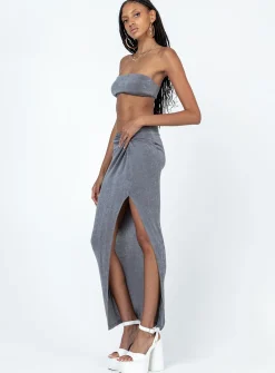 Princess Polly Karley Twist Set  Grey Best Sale
