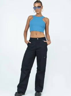 Princess Polly Karli Top  Blue New