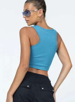 Princess Polly Karli Top  Blue New