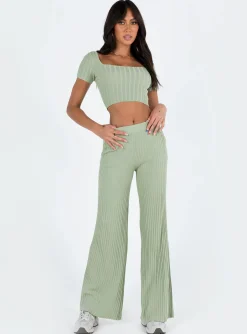 Princess Polly Katie Set Sage Online