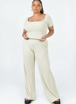 Princess Polly Katie Setcurve   Beige Clearance
