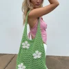 Princess Polly Katson Crochet Bag  Green Shop