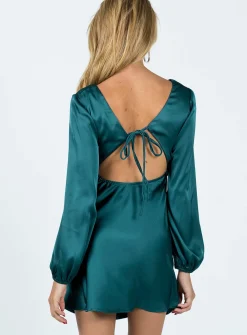 Princess Polly Kayce Long Sleeve Mini Dress Navy Fashion