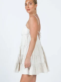 Princess Polly Kayda Mini Dress Beige Hot