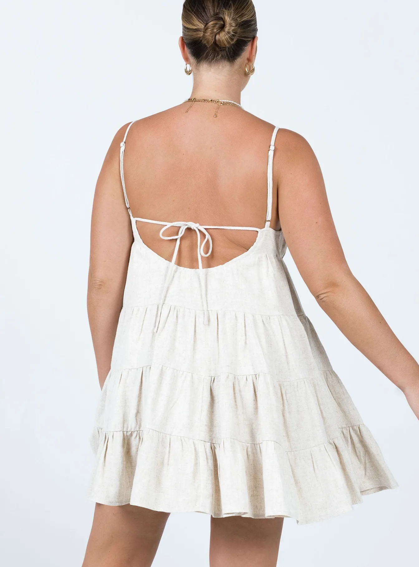Princess Polly Kayda Mini Dress Beige Hot