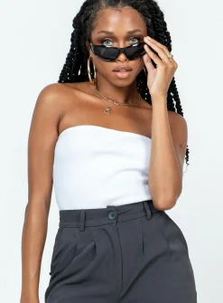 Princess Polly Keala Strapless Bodysuit  White Best