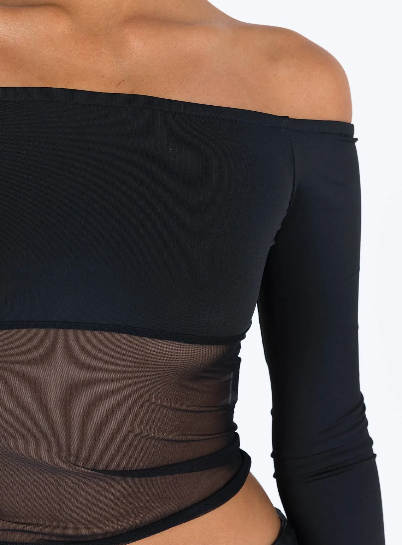 Princess Polly Keeley Off The Shoulder Top Black Best