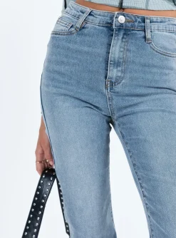 Princess Polly Keels Flarejeans   Denim Best