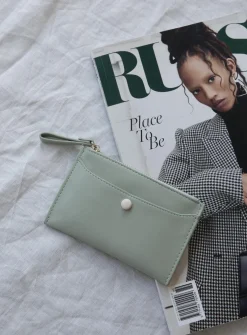 Princess Polly Keep Track Wallet  Green Hot
