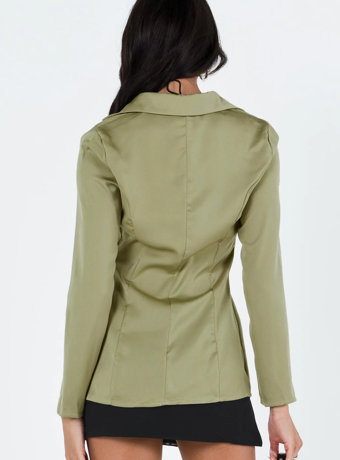 Princess Polly Kemble Shirt Green Best Sale