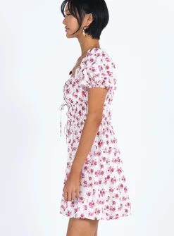 Princess Polly Kenny Mini Dress  Pink Floral Best