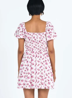 Princess Polly Kenny Mini Dress  Pink Floral Best