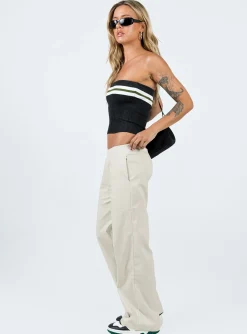 Princess Polly Kent Parachute Pants Beige Best Sale