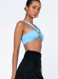 Princess Polly Keoni Top  Blue New