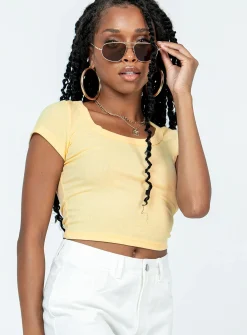 Princess Polly Kerri Top  Cream Online
