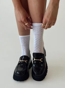 Princess Polly Kershaw Lace Socks  White Flash Sale