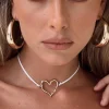Princess Polly Keyra Necklace  Gold / White Best Sale