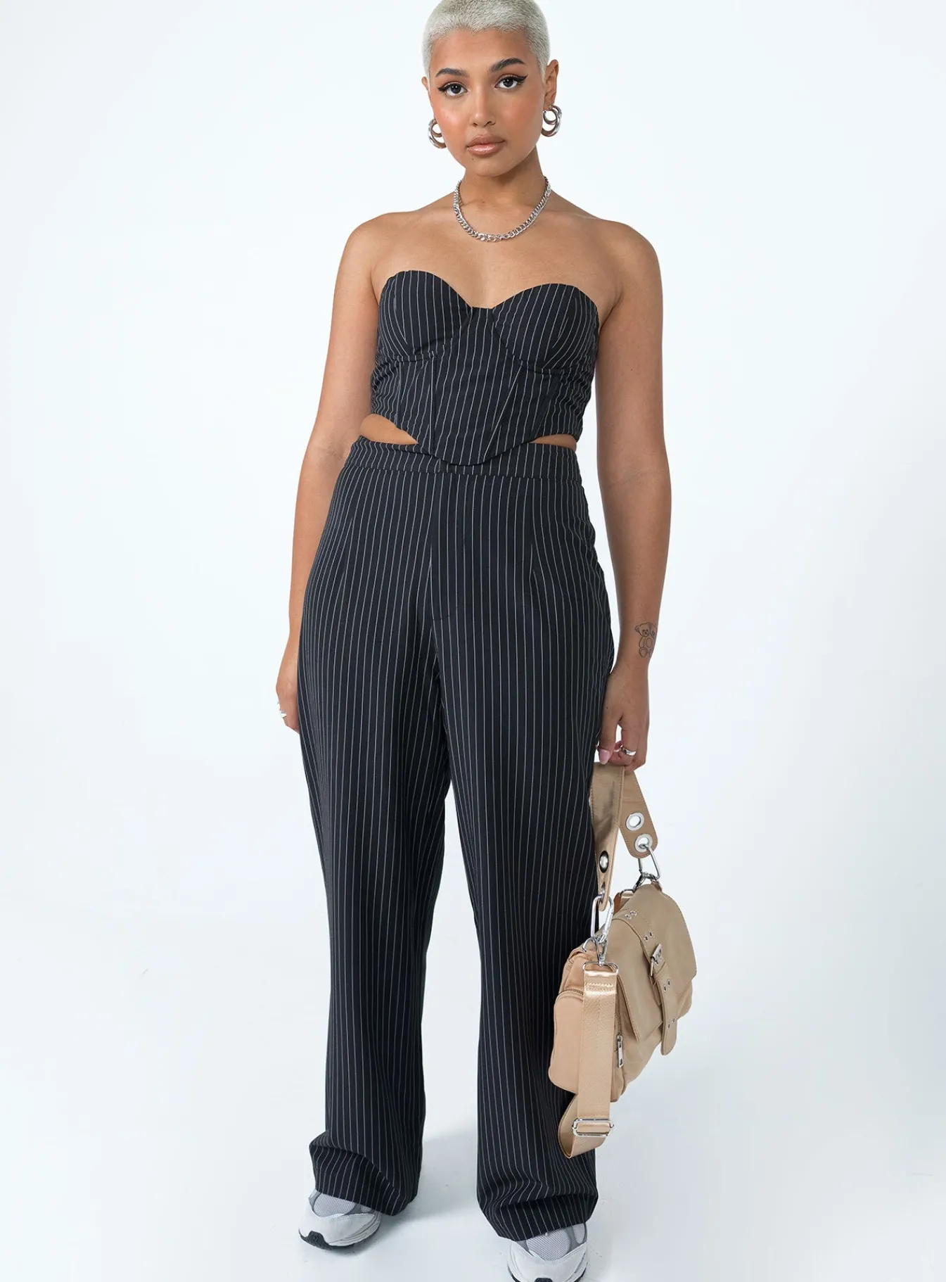 Princess Polly Khloe Set Black Clearance