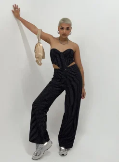 Princess Polly Khloe Set Black Clearance