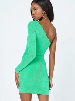 Princess Polly Kian Mini Dress  Green New