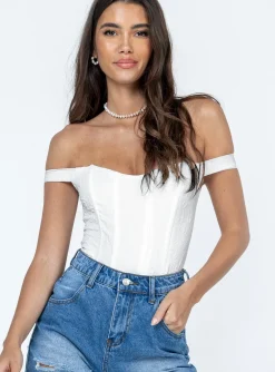 Princess Polly Kiandra Bodysuit  White Best Sale