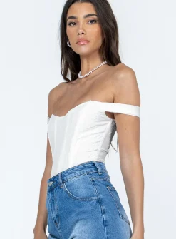 Princess Polly Kiandra Bodysuit  White Best Sale