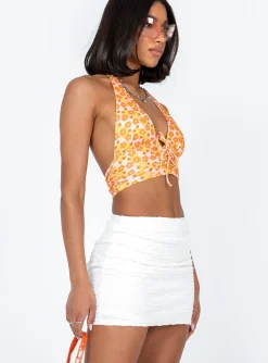 Princess Polly Kiarne Mini Skirt White Discount