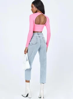 Princess Polly Kibrya Momjeans   Denim Flash Sale