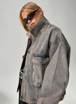 Princess Polly Kier Oversizedjacket   Denim Outlet