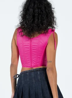 Princess Polly Kiernan Top  Pink Discount