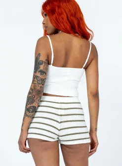 Princess Polly Kimah Shorts  White Online