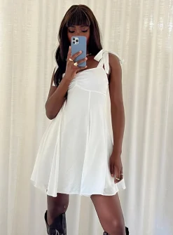 Princess Polly Kinley Mini Dress  White Sale
