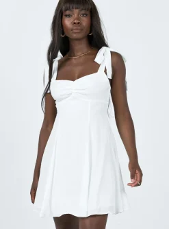 Princess Polly Kinley Mini Dress  White Sale