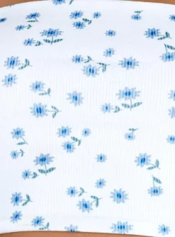 Princess Polly Kinney Strapless Top  White / Floral Cheap
