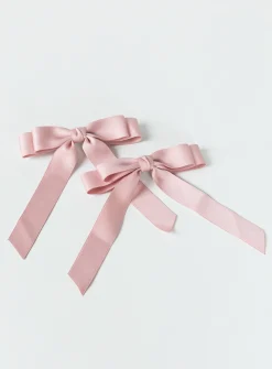 Princess Polly Kinski Hair Bow Pack  Pink Hot