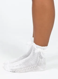 Princess Polly Kirk Socks  White Online