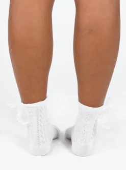 Princess Polly Kirk Socks  White Online