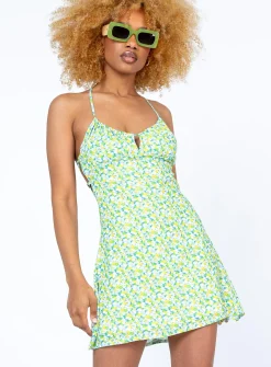 Princess Polly Klaire Mini Dress  Green Shop