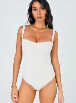 Princess Polly Kloye Bodysuit  Beige Store